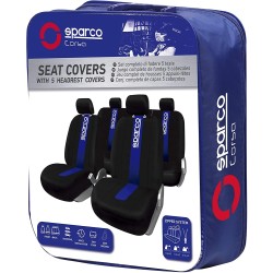 (CC-CSC) Sparco SPC1011 Classic Model Seat Covers, Blue [SPC1011]