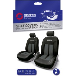 (CC-CSC) SPARCO SPC1018GR Universal Seat Covers, Grey [SPC1018GR]