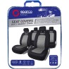 (CC-CSC) Sparco SPC1019GR Universal Seat Covers, Black/Grey [SPC1019GR]