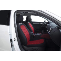 (CC-CSC) Sparco SPC1019RS Universal Seat Covers, Black/Red [SPC1019RS]