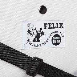 (G-BW-SB) (G-BW-SB) FELIX THE CAT 斜肩袋, 白色 [MFX-049]