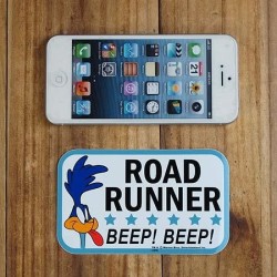 (CC-SK) Road Runner Beep Beep Square 貼紙 [RRD007]