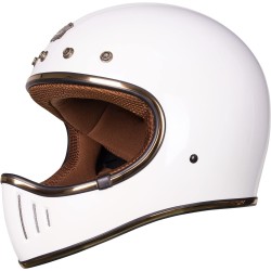 (MB-HM) ROYAL Cafe Racer Helmet, White [M141-GW]