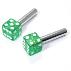 (CC-DA) Dice Glitter Door Lock Knobs 門鎖裝飾 [AA112G]