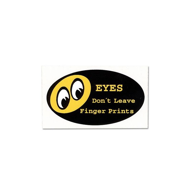 (CC-SK) MOONEYES Don't Leave Finger Prints Sticker [DM131]