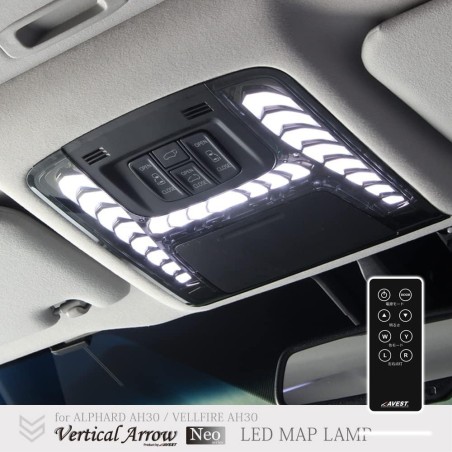 (CC-LRL) AVEST (アベスト) ‎TOYOTA 豐田 ALPHARD VELLFIRE (30 後期) LED 房燈 標準遙控 [AV-036]