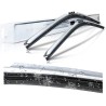 (CC-WB) AutoTex Clix Chrome Collection Wiper Blade, Silver [‎AutoTex-CC-CH]