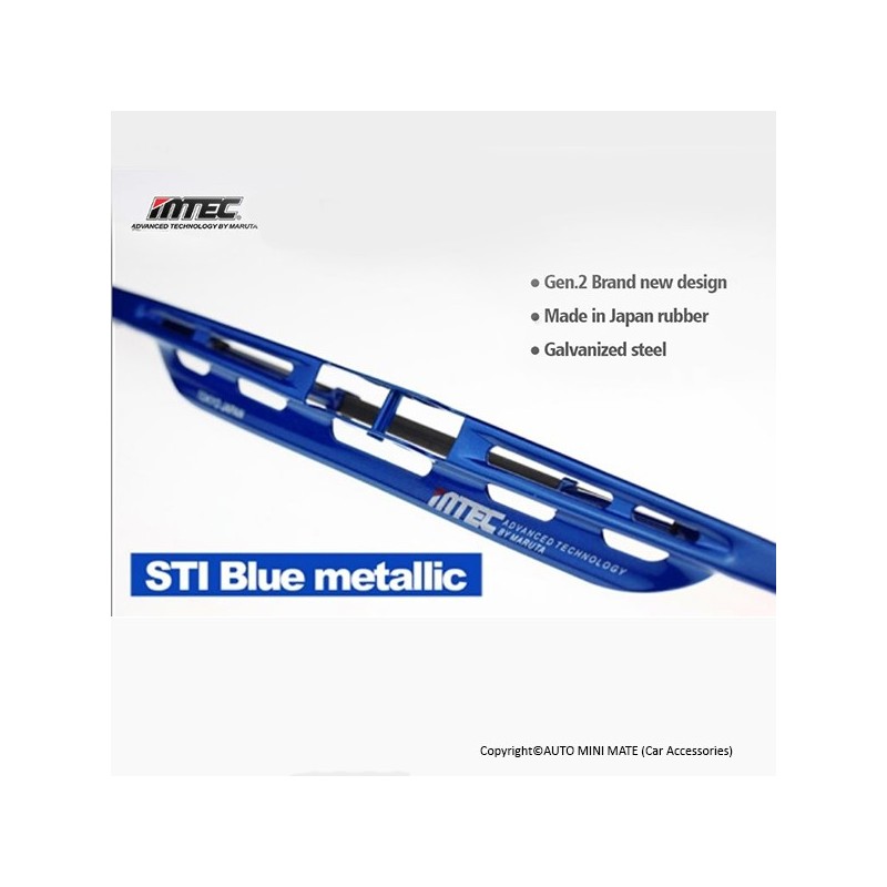 (CC-WB) MTEC Sports Color Wiper Blade (Pair) [MT-602BL]