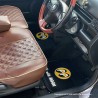 (CC-CM) MOONEYES Rubber Floor Mat (Font + Rear) [MP075BK]