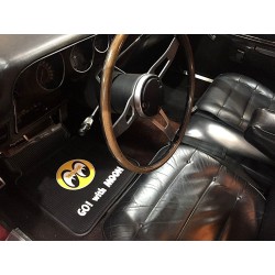 (CC-CM) MOONEYES Rubber Floor Mat (Font + Rear) [MP075BK]