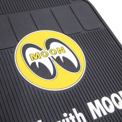 (CC-CM) MOONEYES Rubber Floor Mat (Font + Rear) [MP075BK]