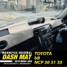 (CC-DM) MOONEYES Solid Colour Dashmat - TOYOTA bB (NCP)