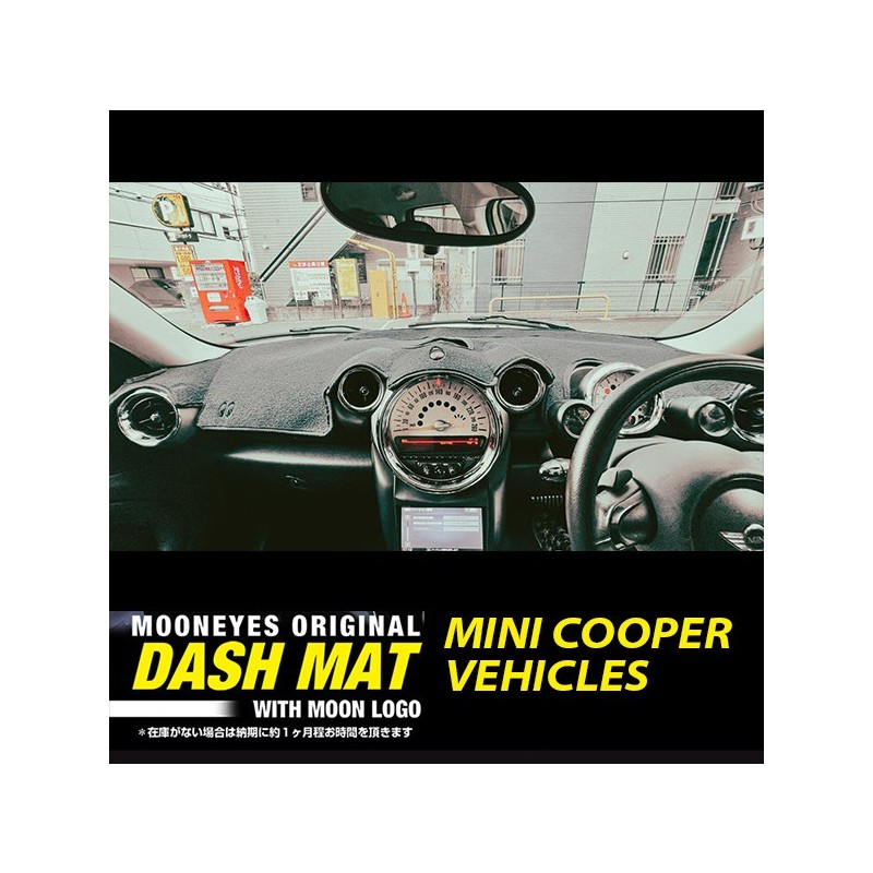 (CC-DM) MOONEYES Solid Colour Dashmat - MINI COOPER