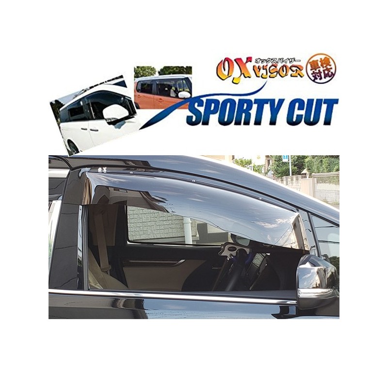 (C-BDDV) OX (バイザー) TOYOTA ALPHARD VELLFIRE SPORTY CUT Door Visor