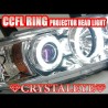 (CC-LHL) CRYSTALEYE (クリスタルアイ) TOYOTA 豐田 bB (NCP) CCFL 魚眼頭燈, 透明 [S014CR]