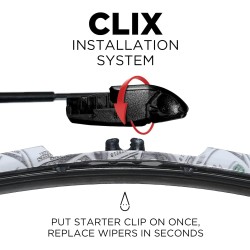 (CC-WB) AutoTex Clix Injk Collection Wiper Blade, Benjamins [‎AutoTex-IN-Benjamins]