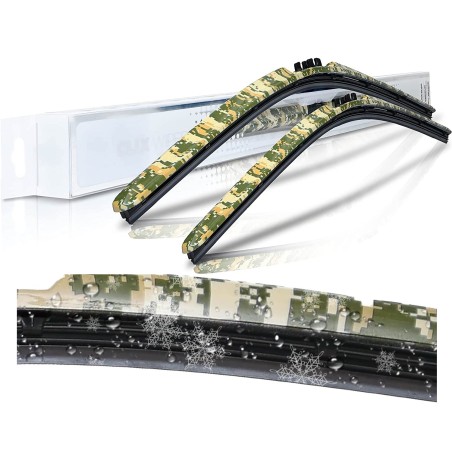 (CC-WB) AutoTex Clix Injk Collection Wiper Blade, Camo [‎AutoTex-IN-Camo]