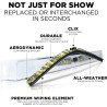 (CC-WB) AutoTex Clix Injk Collection Wiper Blade, Camo [‎AutoTex-IN-Camo]