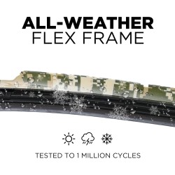 (CC-WB) AutoTex Clix Injk Collection Wiper Blade, Camo [‎AutoTex-IN-Camo]