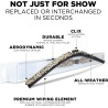 (CC-WB) AutoTex Clix Injk Collection Wiper Blade, Leopard [‎AutoTex-IN-Leopard]