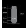 (CC-WRLN) Sickspeed 50Mm 病氣速度 鋁製加長車輪螺絲 [SP50MA-24K]