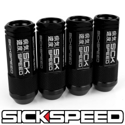 (CC-WRLN) Sickspeed 50Mm 病氣速度 Aluminum Extended Lug Nuts [SP50MA-BK]