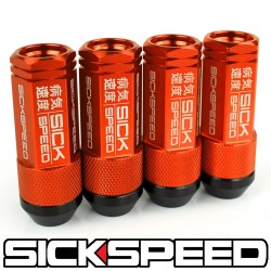 (CC-WRLN) Sickspeed 50Mm 病氣速度 Aluminum Extended Lug Nuts [SP50MA-OR]