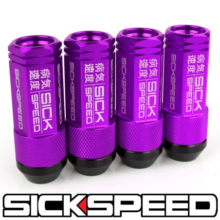 (CC-WRLN) Sickspeed 50Mm 病氣速度 Aluminum Extended Lug Nuts [SP50MA-PU]