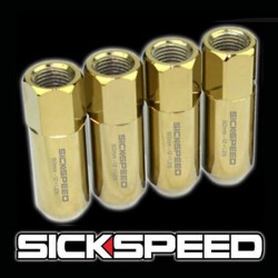 (CC-WRLN) Sickspeed 60Mm Aluminum Extended Lug Nuts [SP60M-24K]