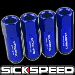 (CC-WRLN) Sickspeed 60Mm Aluminum Extended Lug Nuts [SP60M-BL]