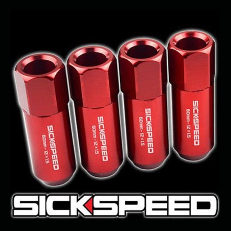 (CC-WRLN) Sickspeed 60Mm 鋁製加長車輪螺絲 [SP60M-RD]