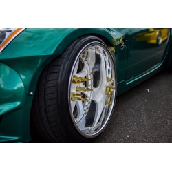 (CC-WRLN) Sickspeed 60Mm Spiked Aluminum Extended Lug Nuts [SP60MS-24K]