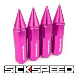 (CC-WRLN) Sickspeed 60Mm Spiked Aluminum Extended Lug Nuts [SP60MS-PK]