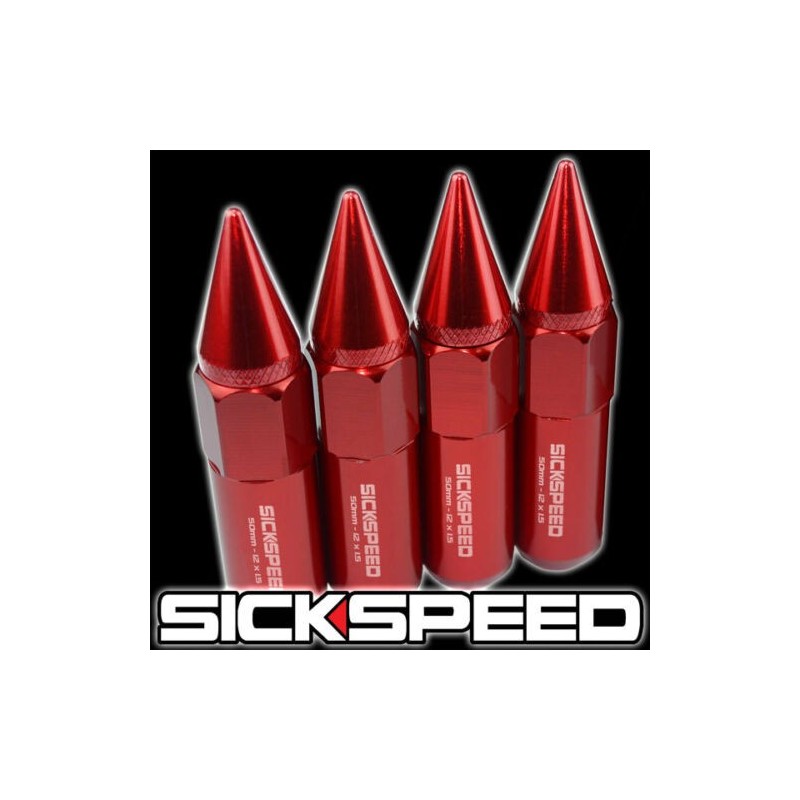 (CC-WRLN) Sickspeed 60Mm Spiked 鋁製加長車輪螺絲 [SP60MS-RD]