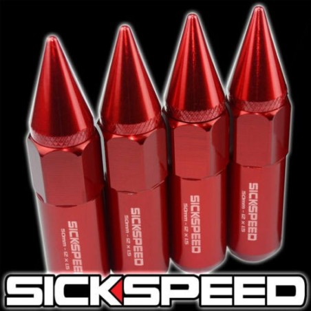 (CC-WRLN) Sickspeed 60Mm Spiked 鋁製加長車輪螺絲 [SP60MS-RD]