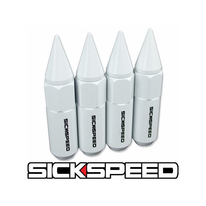 (CC-WRLN) Sickspeed 60Mm Spiked 鋁製加長車輪螺絲 [SP60MS-WH]