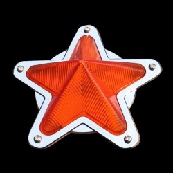 (CC-LOT) FDONG PARTS Star Marker Lamp for Truck (Blue), Set of 5s [FDL0305]