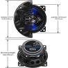 (C-AV-SP) BOSS Audio Systems LED Full Range 4” 汽車喇叭 (一套2件) [BE423]