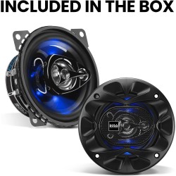 (C-AV-SP) BOSS Audio Systems LED Full Range 4” 汽車喇叭 (一套2件) [BE423]