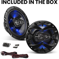 (C-AV-SP) BOSS Audio Systems LED Full Range 6.5” 汽車喇叭 (一套2件) [‎BE654]